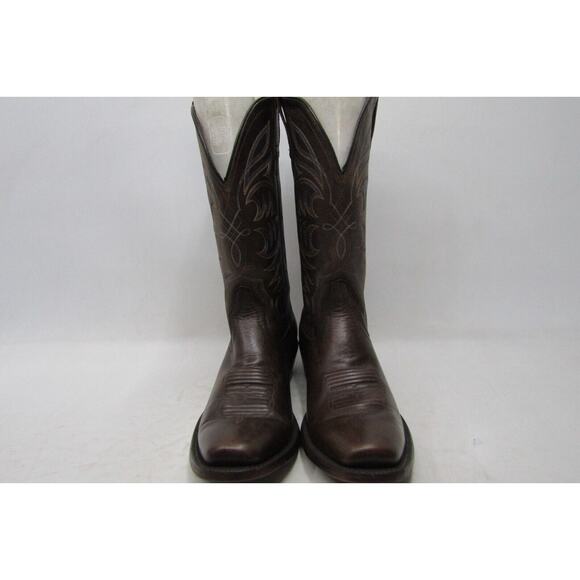 Ariat Mens Size 9 D Brown Leather Cowboy Western Boots main image 4